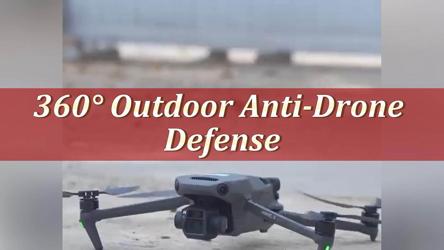 Difesa anti-drone da esterno a 360°